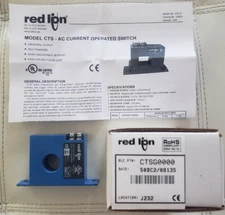 RED LION CONTROLS CTSG0000. A/C Current Sensing Relay.(NEW)