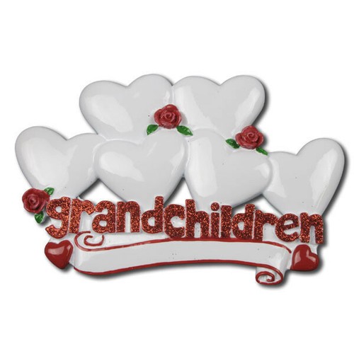 Grandchildren Family 2 3 4 5 6 7 8 9 Personalized Christmas Ornament - Picture 23 of 34
