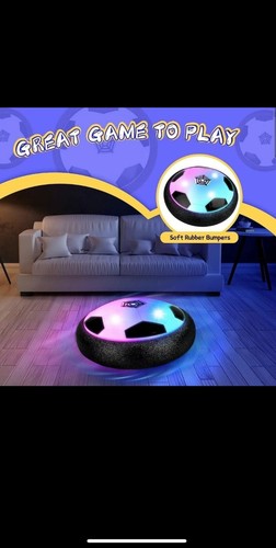 HOVER BALL SOCCER FOOTBALL INDOOR GAME SAFE FUN GLIDING FLOATING FOAM GLIDE BASE - Picture 3 of 9