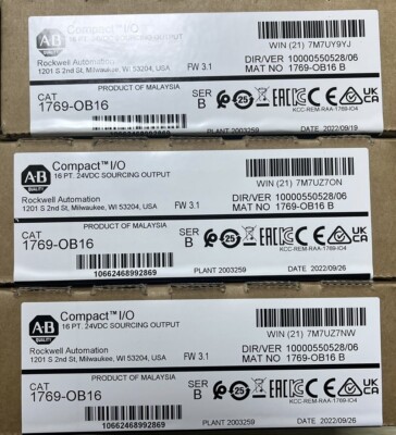 1769-0B16/B A-B Analog Output Module sealed box