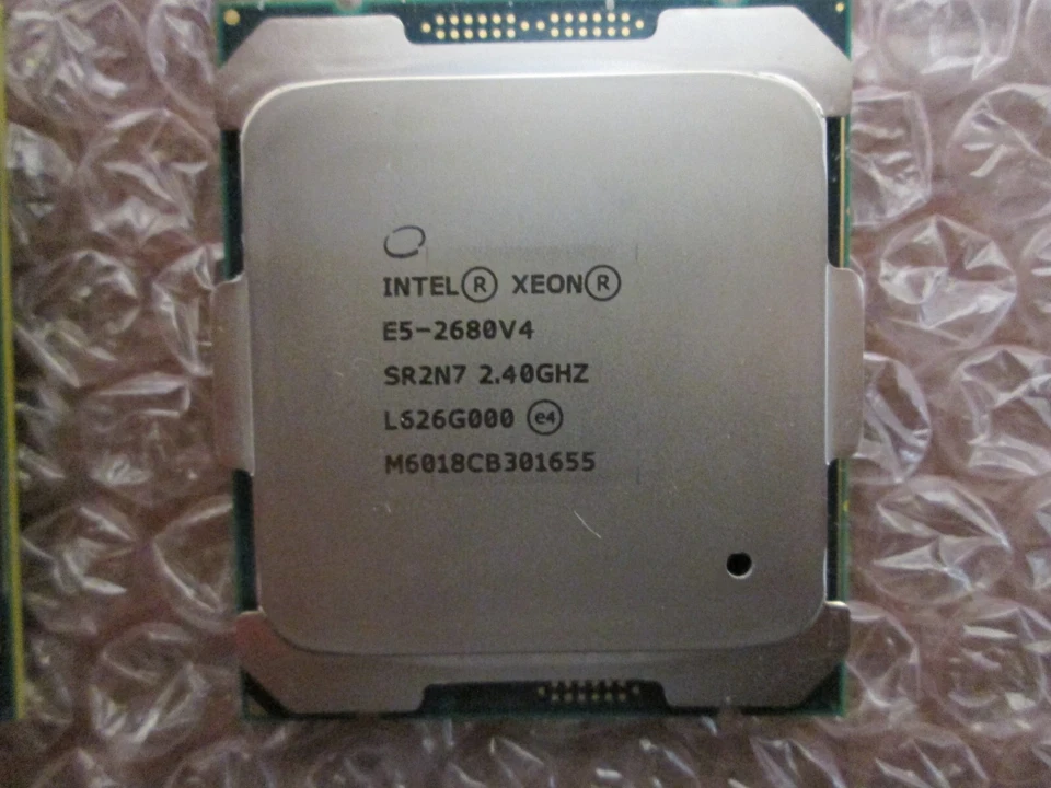 Par emparejado Intel Xeon E5-2680V4 2,40 GHz 14 núcleos 35 MB LGA2011 CPU SR2N7 Foto 3 de 3