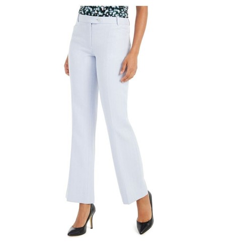 Pantalon Femme JONES NEW YORK - Bleu Marine, Jambe Conique - Taille M, Longueur 29.5" - Occasion Très Bon état