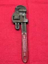 Unbranded Pipe Wrench, 8"  Steel  Vintage!