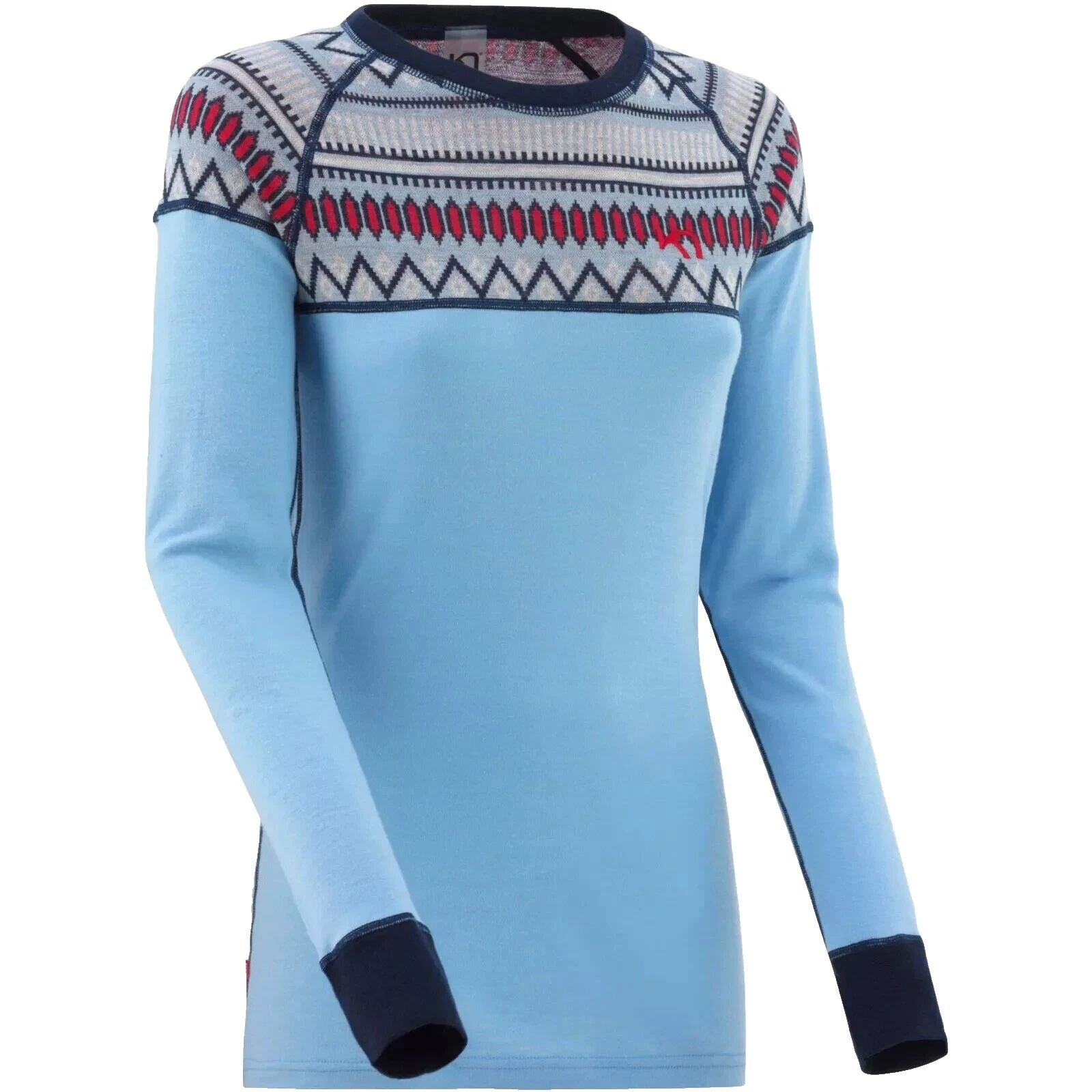 Lã multicolorida Activewear Blusas para mulheres