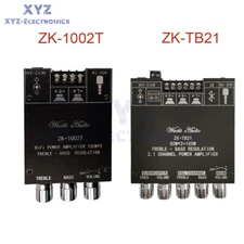 ZK-1002T/ZK-TB21 Bluetooth 5.0 Audio Power Amplifier Module 100W*2 50W*2+100W