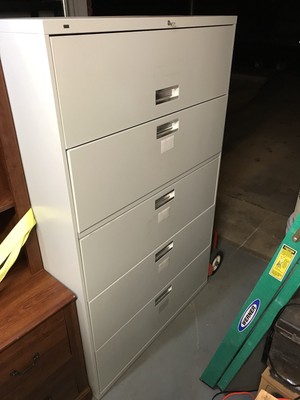 Hon Brigade 600 Series 5 Drawer Lateral File 695lq 89192119028 Ebay