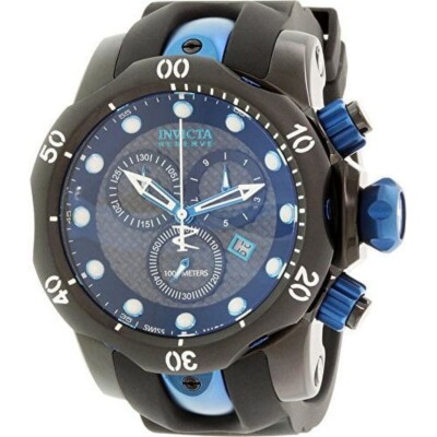 Invicta Men's 19484 Venom Quartz Chronograph Black Dial Watch | eBay