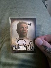 walking dead autograph card