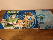 Toy Story Fitted Twin Sheet Bedding Fabric Woody Buzz Bullseye Rex pillowcase