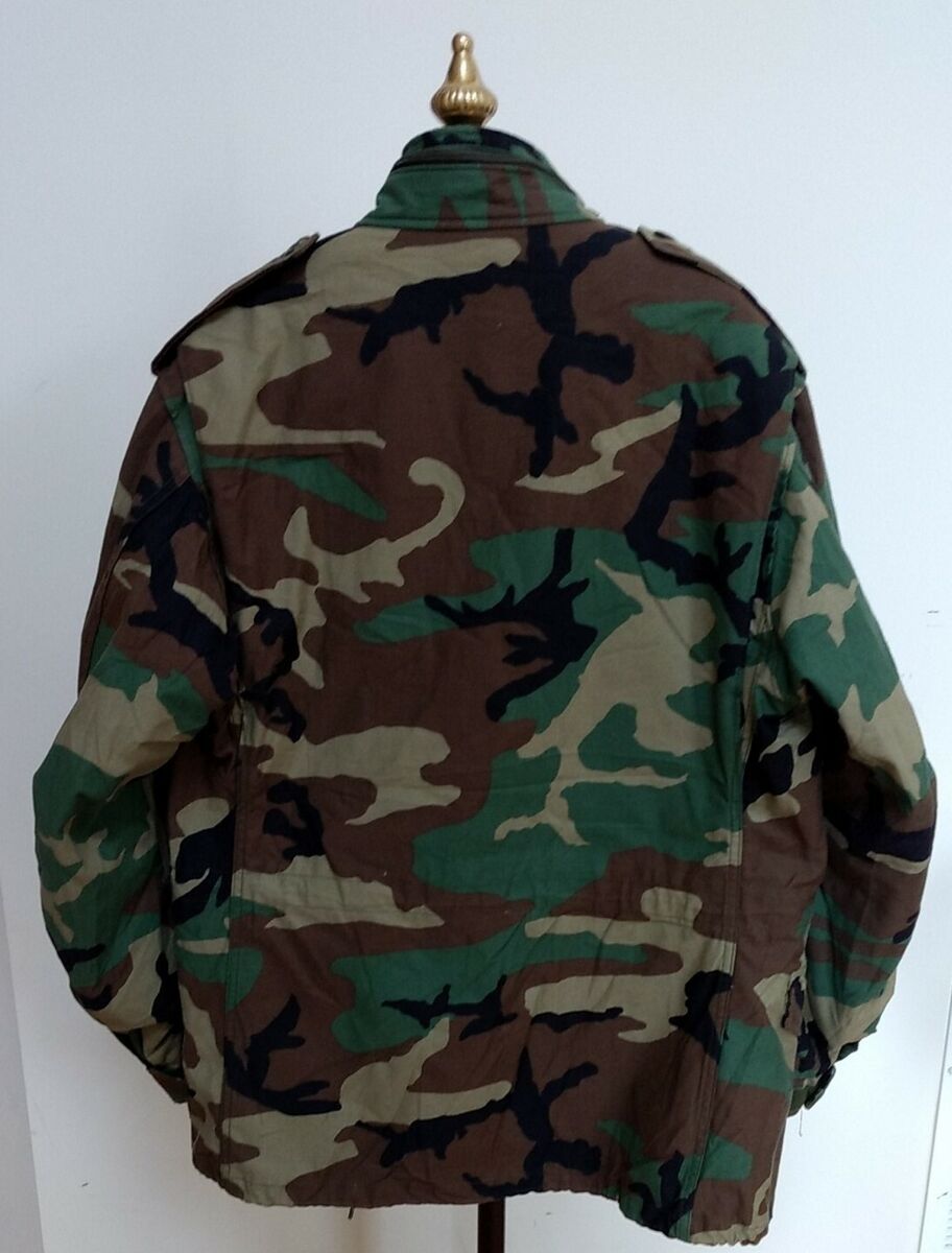 US Airforce Woodland M65 Field Jacket Coat Cold Weather Camo US Airforce Woodland M65 Field Jacket Coat Cold Weather Camo