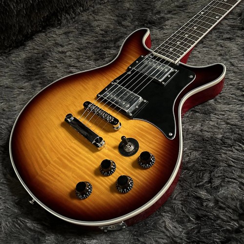 Electric Guitar Rosewood Fingerboard Vintage Sunburst Color Flame Maple Top - Picture 2 of 6