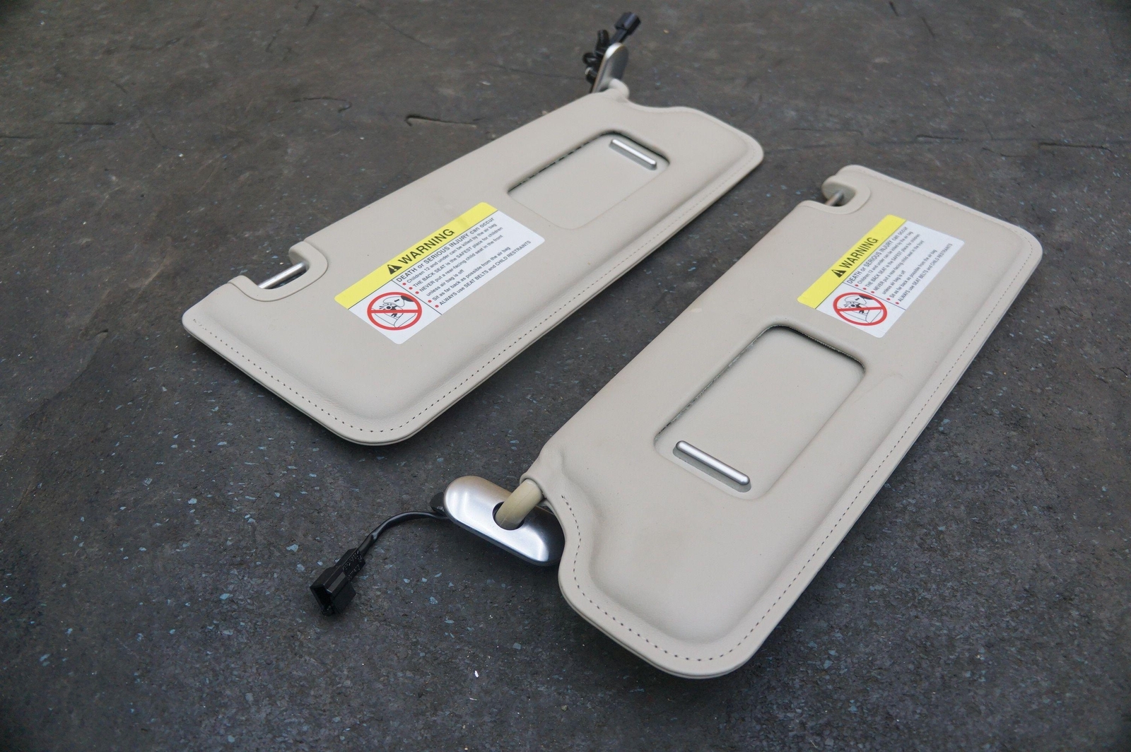 Set 2 Left Right Sun Visor Shade Bentley Continental Flying Spur Gt Gtc