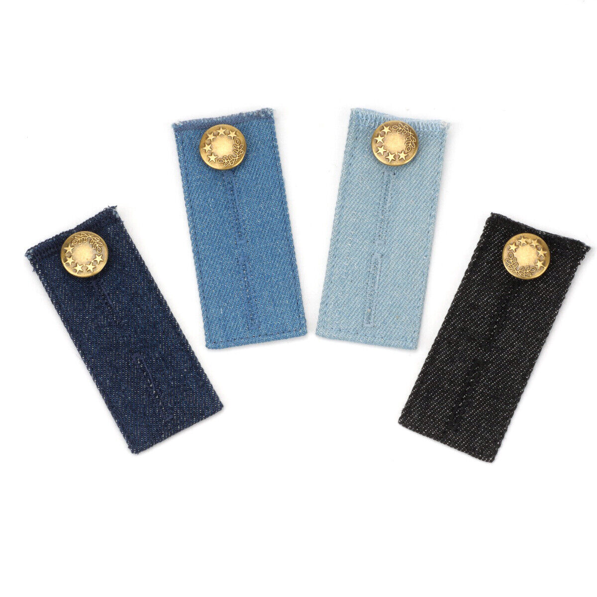 4/8 PCS Denim Waist Extender Button Metal for Jeans Pants Skirt Comfy Expander