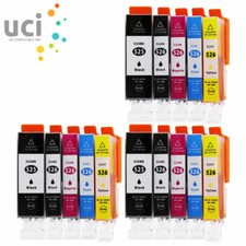 15 XL Ink Cartridges For Canon Pixma MG5150 MG8250 MG5250 MG5350 MG6150 MX715