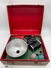 Ansco ReadyFlash Camera Outfit with Travel Case, Original Booklet, Bulbs VINTAGE