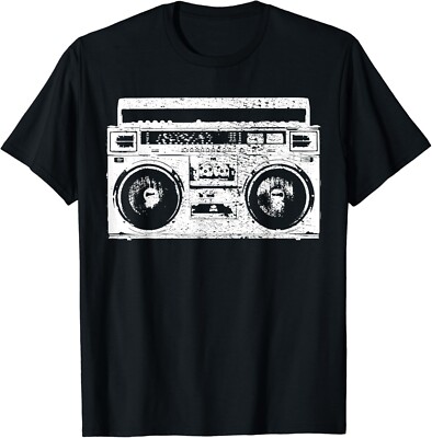 90_s Hip Hop Radio Ghetto Blaster Vintage Gift T-Shirt