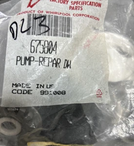 Maytag-FSP Part# 675804 Dishwasher PUMP-REPAIR (G5F)