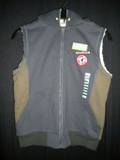 NWT NAARTJIE STORM CLOUD ZIPPERED VEST HOODIE SIZE XXXXL AGE 10