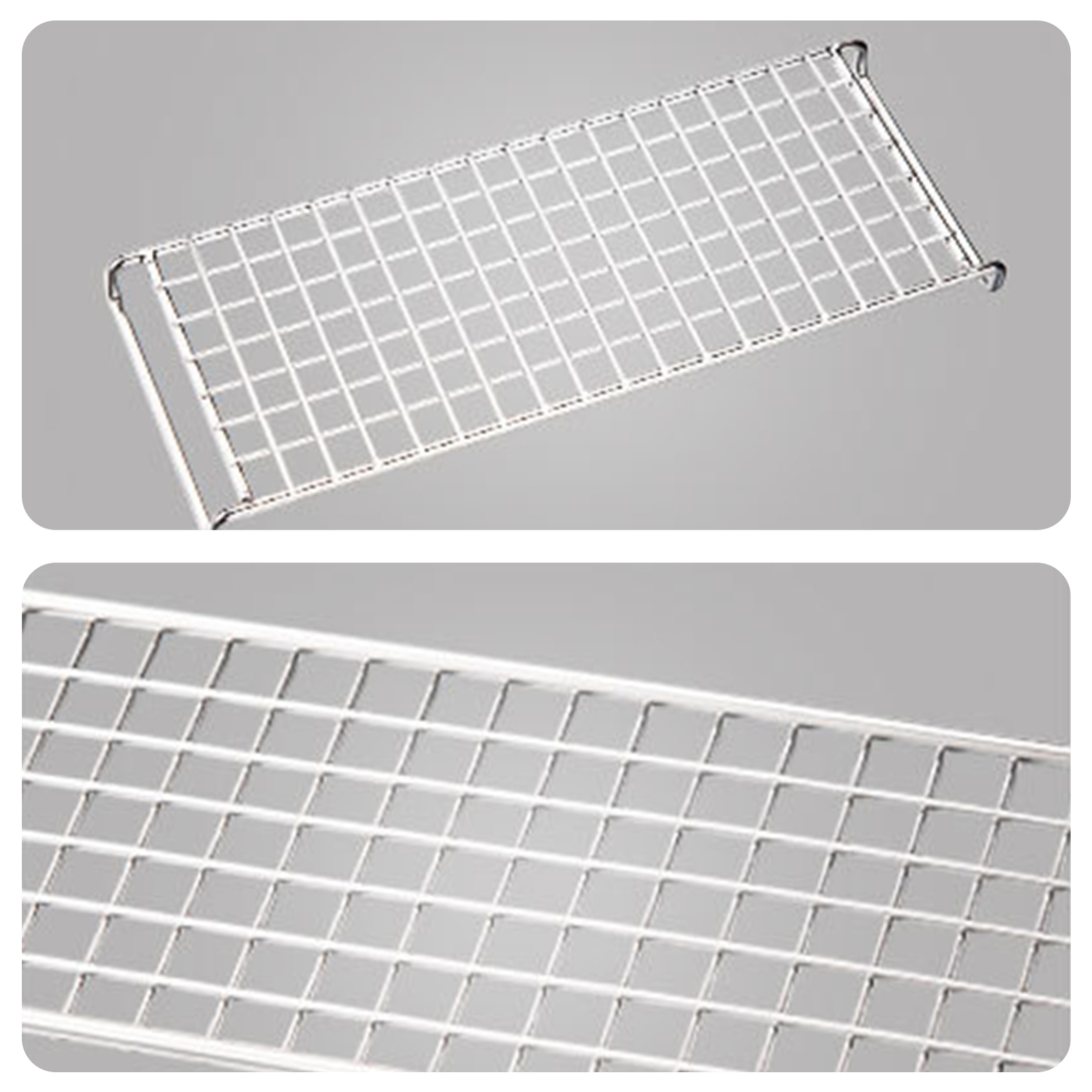 BBQ Rectangle Grill Net Stainless Steel Camping Grate Baking Rack Wire