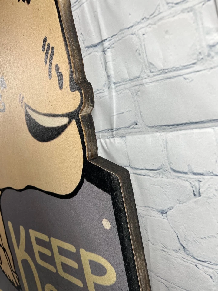 Letrero estilo antiguo de madera Keep Kool para decoración del hogar piscina de buceo 15x24 - Personalizar Foto 4 de 4