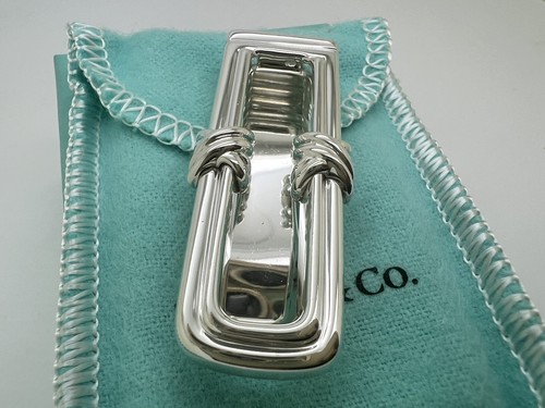 Tiffany & Co. Sterling Silver Signature X Money Clip - Picture 2 of 6