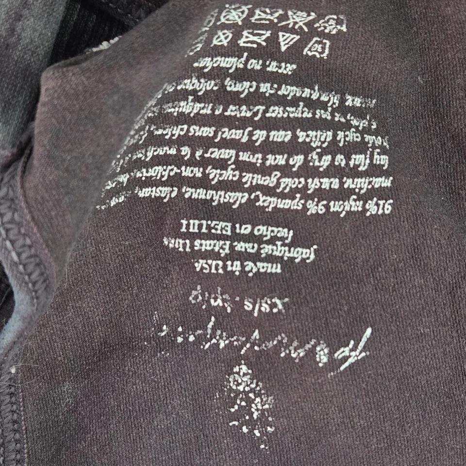 Mono Free People Mujer XS Gris Desteñido Buen Karma Una Pieza Movimiento FP Foto 3 de 4