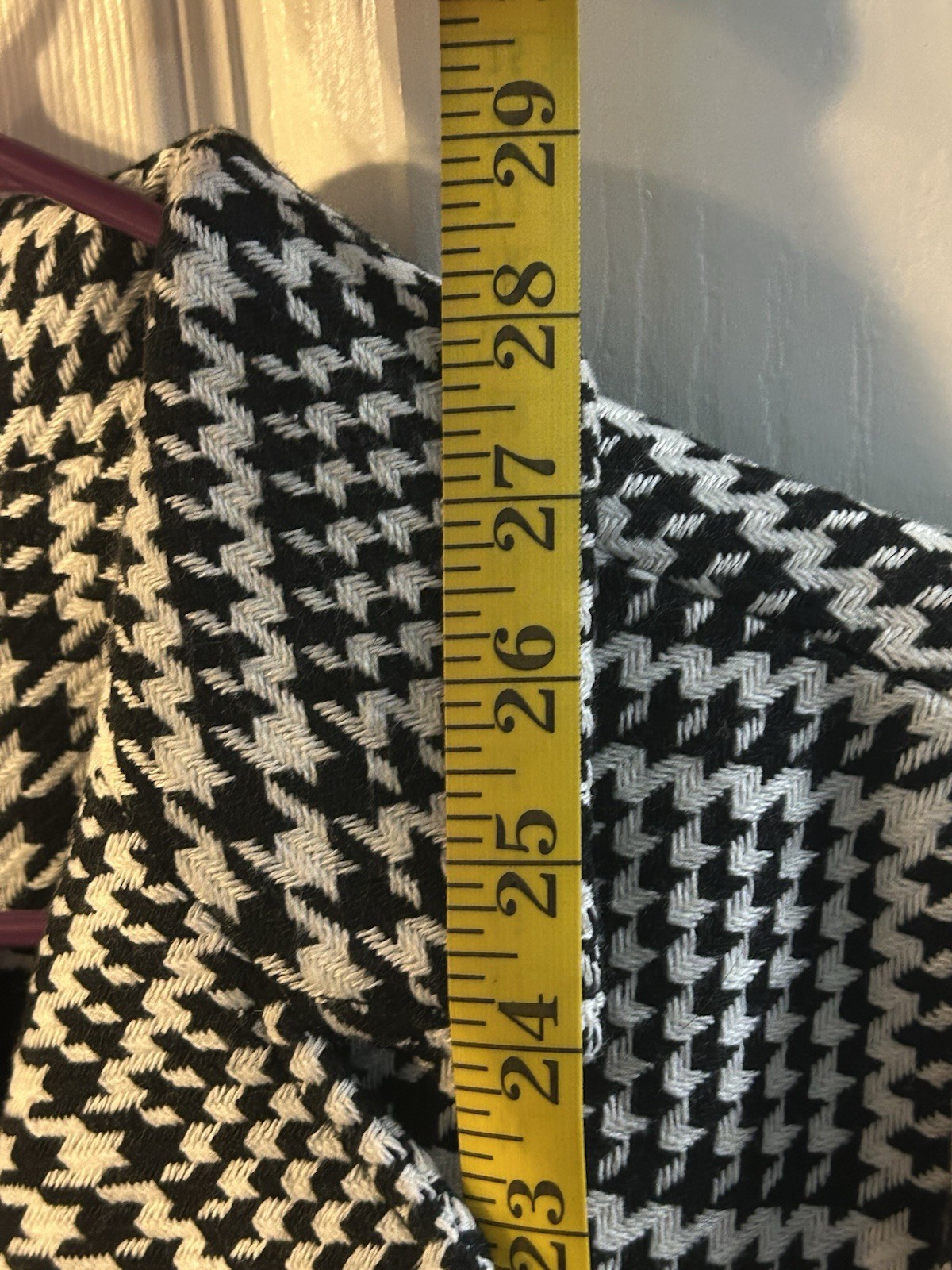 Candies Houndstooth Textured Structured Medium Ja… - image 4