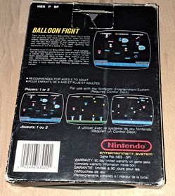 Nintendo NES Balloon Fight [PAL-FRA ASD] Bo&icirc;te Sans Notice Nintendo Super *JRF