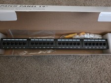 Monoprice 107253 110 Type 24-Port Cat6 Patch Panel MP-C6U8BBH24
