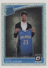 2018-19 Panini Donruss Optic Rated Rookie Choice Prizm Justin Jackson #183 1u6
