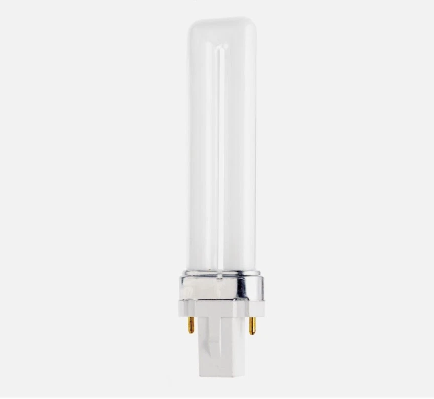 Fulham FCFT7W827 - CFL 7W T4 Tube 2-Pin G23 27k Warm White - Image 2 of 3