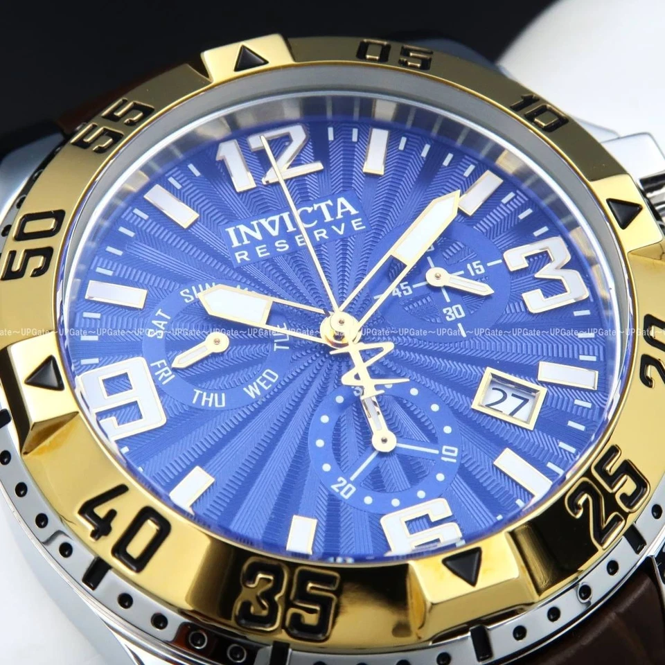 Invicta Excursion 38209 Swiss Made Taucheruhr blaues Zifferblatt gebraucht... - Bild 3 von 4