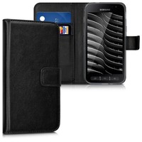 HüLle FüR Samsung Galaxy Xcover 4 4S Kunstleder Wallet Case Cover Handy
