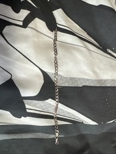 Warren James sterling silver chain bracelet - new, unworn - in original box