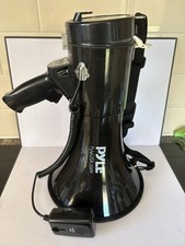 Pyle Megaphone PA Speaker with Siren 50W Loud Bullhorn with Adjustable Volume