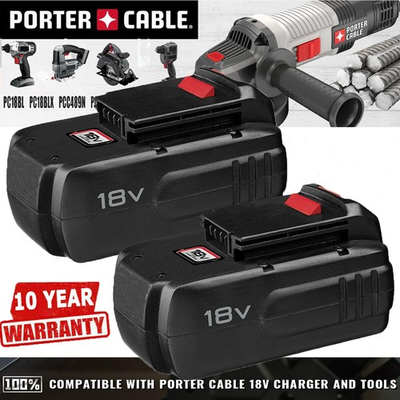 #ad 2pack PC18B For Porter Cable 18V 4.5Ah Battery 18 Volt PC1801D PC186CS Drill Saw $29.00