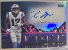 2024 Topps Midnight Xavier Legette Rookie Horizon Signatures Auto 