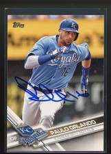 2017 Topps PAULO ORLANDO Signed Card autograph auto ROYALS BRAZIL