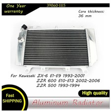 39060-1115 Aluminum Cooler Radiator For Kawasaki Ninja ZX600E 93-01 ZZR600 02-06