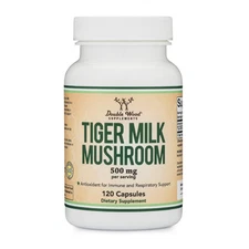 Tiger's Milk Mushroom 500mg - Lung & Respiratory Support, Lignosus, 120 Capsules
