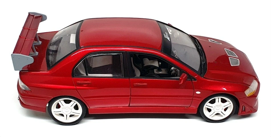 Ertl escala 1/18 Diecast DC12124G - Mitsubishi Evolution VII - Met Red Foto 3 de 4