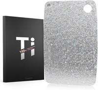 Titan Schneidebrett 100% Titanium Antibakteriell KüChenbrett Doppelseitig FüR