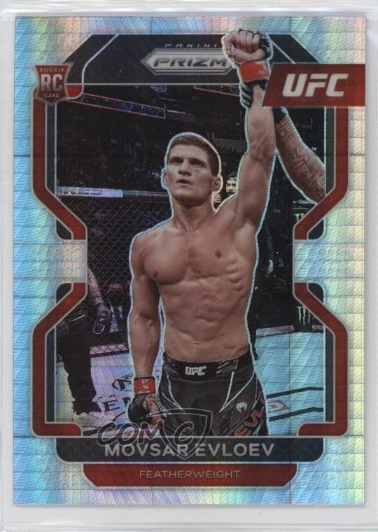 2022 Panini Prizm UFC Hyper Prizm Movsar Evloev #130 1rr7