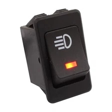 Car Replacement Fog Light Toggle Switch DC 12V 35A ON/Off Switch Red Light