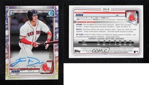 2020 Bowman Chrome Prospects Auto Refractor /499 Jarren Duran #CPA-JD Auto