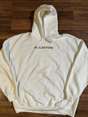BLACKPINK Born Pink 2022 Official Tour Merch White Hoodie Box Logo Size XL New