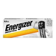 10x Energizer Industrial AA LR6 LR03 Alkaline Batteries LongExpiry 1.5v Genuine