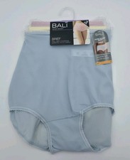 Bali Skimp Skamp Briefs Womens L/7 3 Pack Multicolor Stretch Panties DFA633