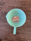 Vintage Fire King Jadeite Skillet Bowl Sauce/Gravy Boat One Handle One Spout