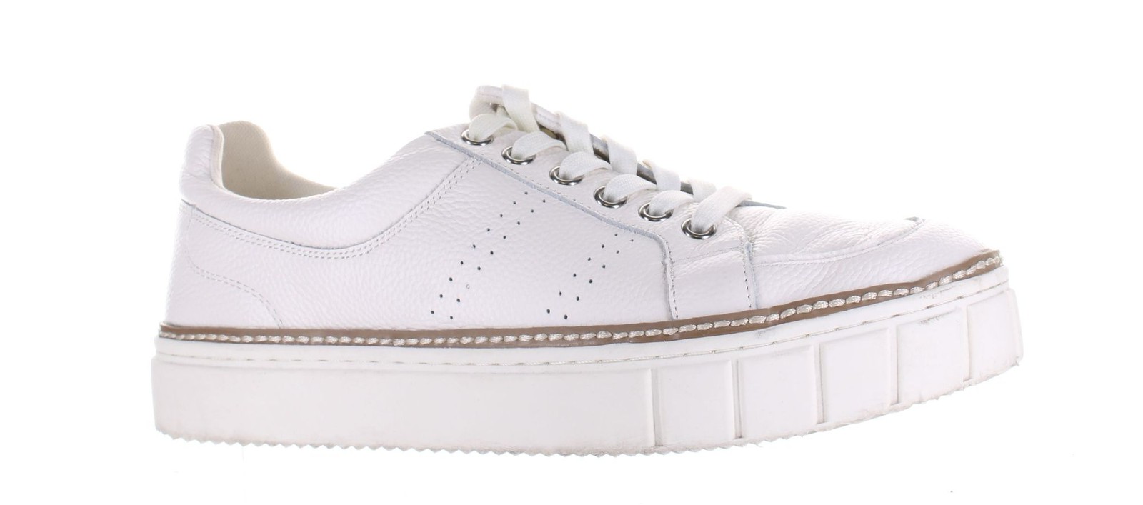 Модные женские кроссовки Vince Camuto Rezelli бежевого цвета размер 85 7782035 5390₽